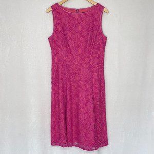 Adrianna Papell Lace A-Line Dress